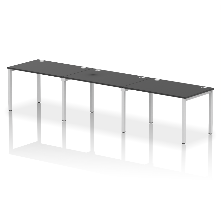 Rayleigh Single Row 3 Person Bench Desk